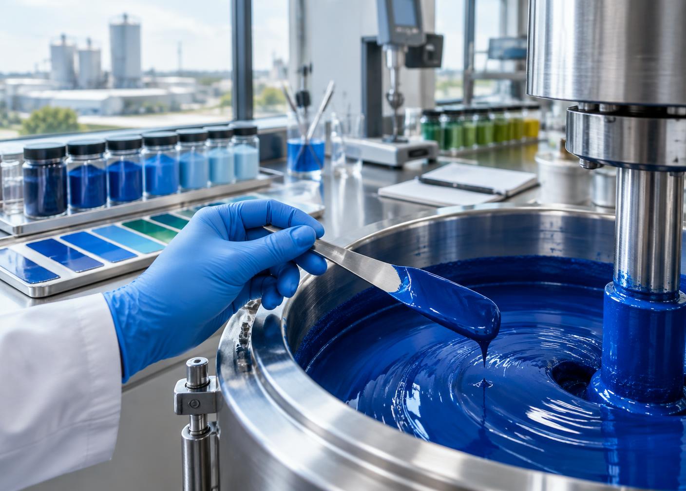 Laboratório de formulação de tintas e revestimentos